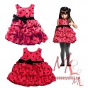 Girls_016-Red Polka Dot Tiered Dress