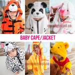 Baby Cape/Jacket_Leopard White