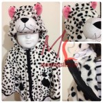 Baby Cape/Jacket_Leopard White