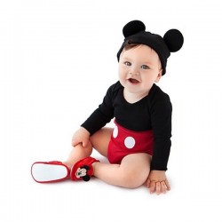 Costume Rompers C (Cotton Long Sleeves)_Mickey