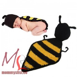 Newborn Crochet Costume (Bee)