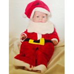 Santa Costume with Beard G (Fleece)