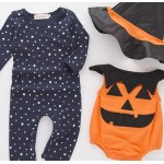 Pumpkin Costume Polka Set D