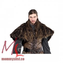 RENT-C102 Game of Thrones Furry Shoulder Cape_Adult