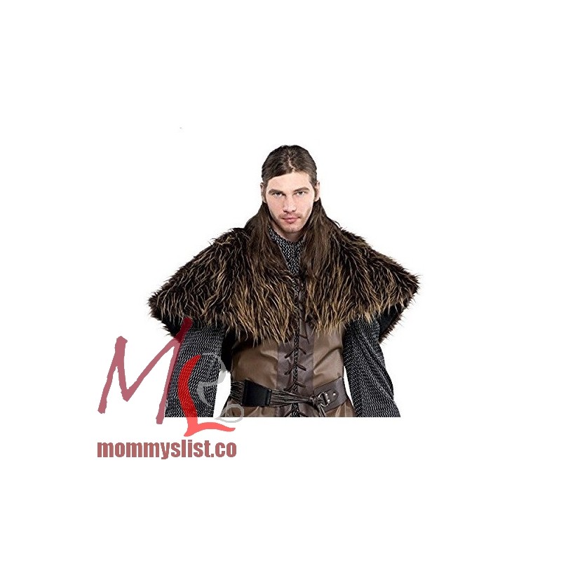 RENT-C102 Game of Thrones Furry Shoulder Cape_Adult