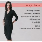 S08_Nursing Wrap Dress (geo print)