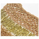 RENT-A037 Beaded Gatsby Wrap (Gold)