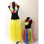RENT-C127 Hawaiian Costume Set (Yellow) Adult