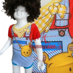 Costume Rompers G (Short Sleeves)_Pooh