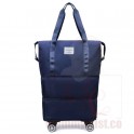 Roller Travel Bag Portable Double Layer Handbag