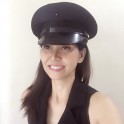 RENT-C124 Pilot Police Hat Fits Teens till Adult