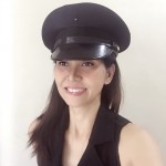 RENT-C124 Pilot Police Hat Fits Teens till Adult