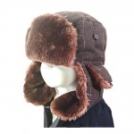 RENT-A009 Aviator Pilot Winter Hat (Brown) 6Y to ADULTS