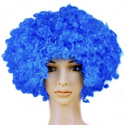 RENT-A052 Wig Blue Curly / Dr Seuss Thing