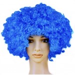 RENT-A052 Wig Blue Curly / Dr Seuss Thing