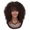 RENT-A053 Wig Afro With Bangs 16"