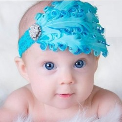 Top Baby Headband F02 (Blue)