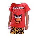 Pajama Set Angry Birds Red (Short Sleeves)