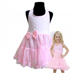 035-Petti Dress (Pink Polka)