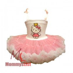 054-HK Pink Petti Dress